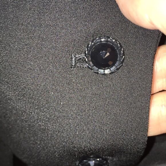 Nwt Tahari Lester blazer sz 6 black - Picture 3 of 5